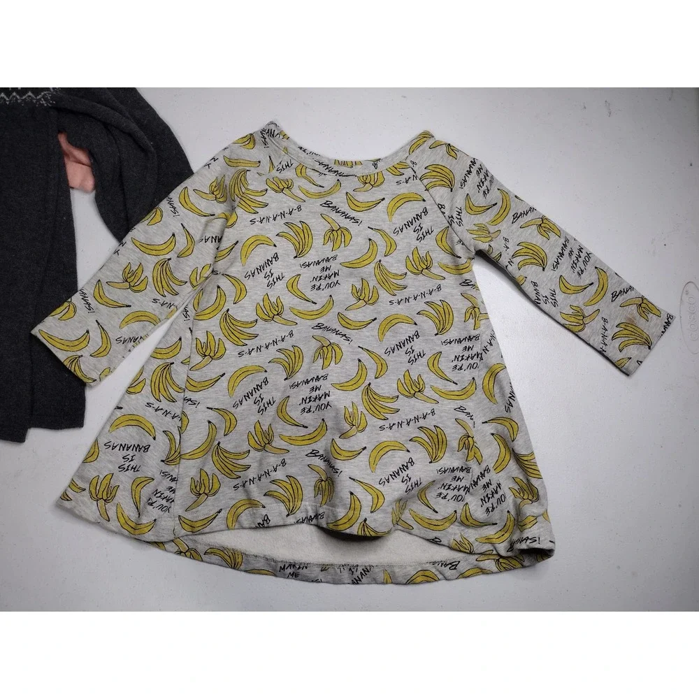 Toddler Girls Dress Lot 2T Old Navy HM‎ Tucker Tate Plaid Unicorn Banana 4pc